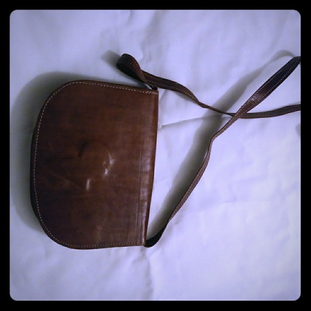 Small real Leather hand Bag